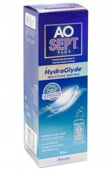 Раствор для очистки линз AOSept Plus HydraGlyde - linza.ua